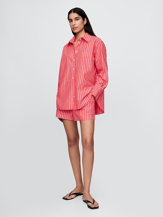 Image number 2 showing, Organic Cotton Poplin Big Shirt