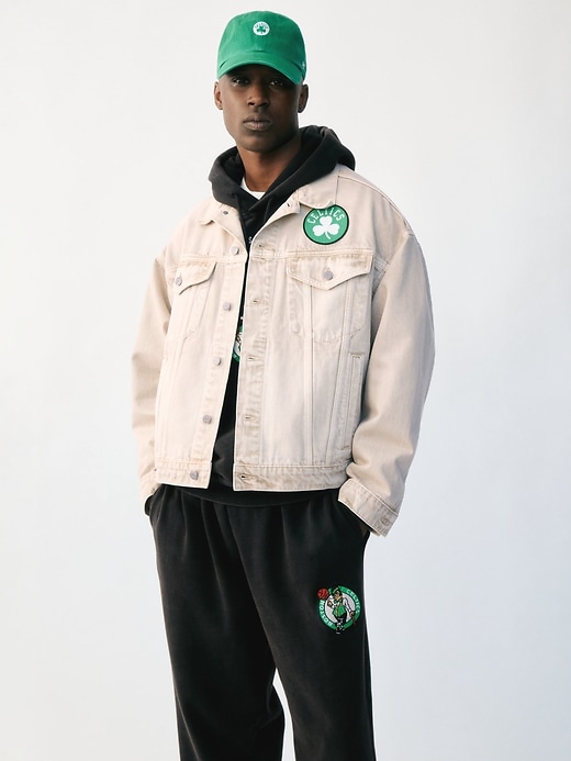 Image number 6 showing, NBA Boston Celtics Icon Denim Jacket