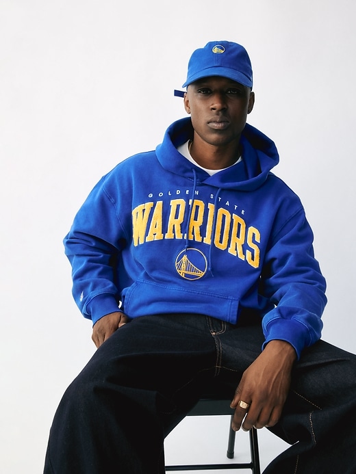 Image number 8 showing, NBA Golden State Warriors Logo Heavyweight Hoodie