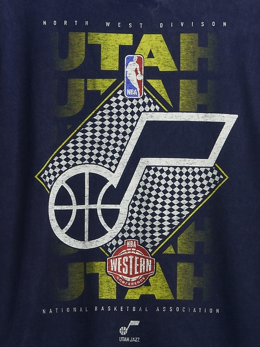 Image number 4 showing, NBA Utah Jazz Graphic T-Shirt