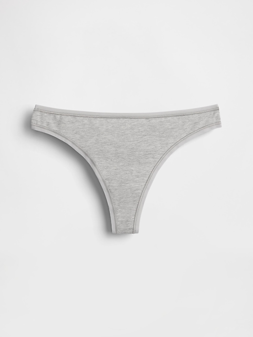 Image number 1 showing, Organic Stretch Cotton Thong