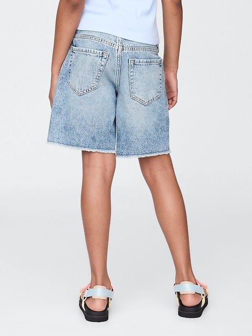 Image number 4 showing, Kids Low Rise Stride Denim Bermuda Shorts