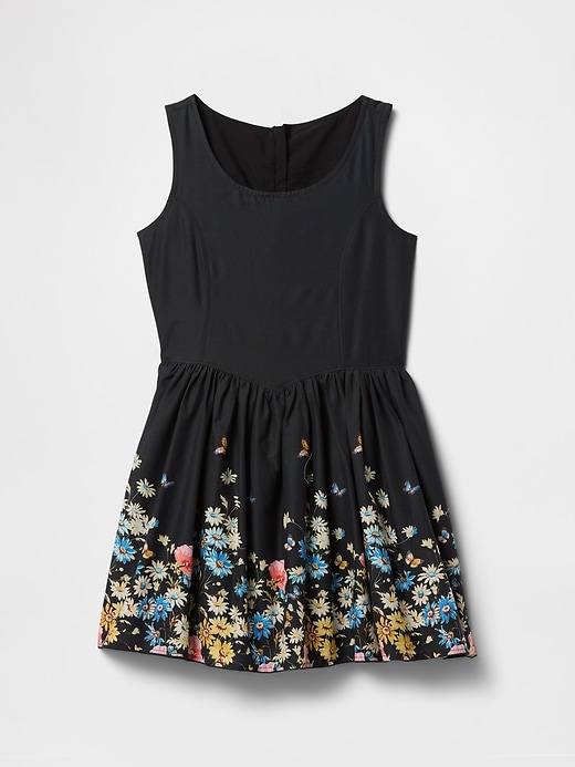 Image number 2 showing, Kids Linen-Cotton Floral Dress