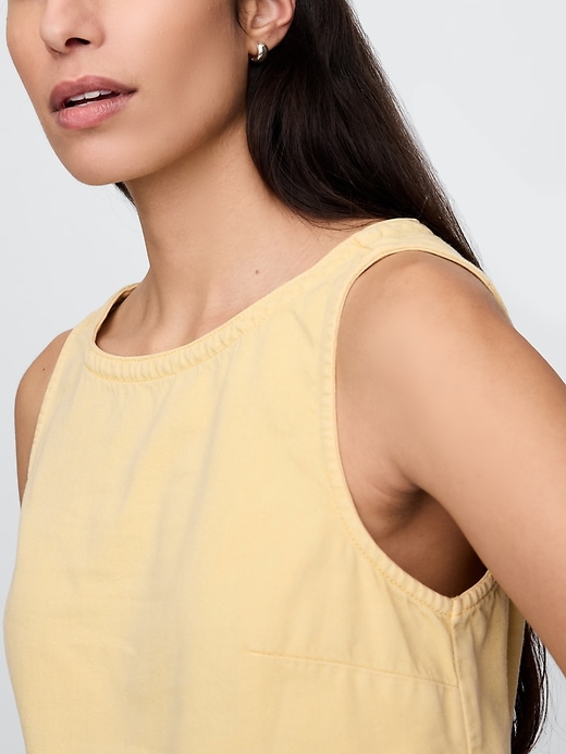 Image number 4 showing, UltraSoft Denim Shell Tank