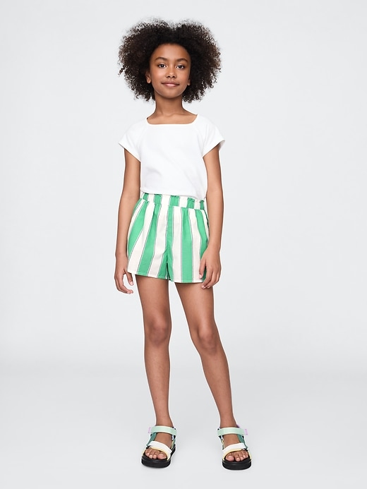 Image number 1 showing, Kids Poplin Easy Shorts