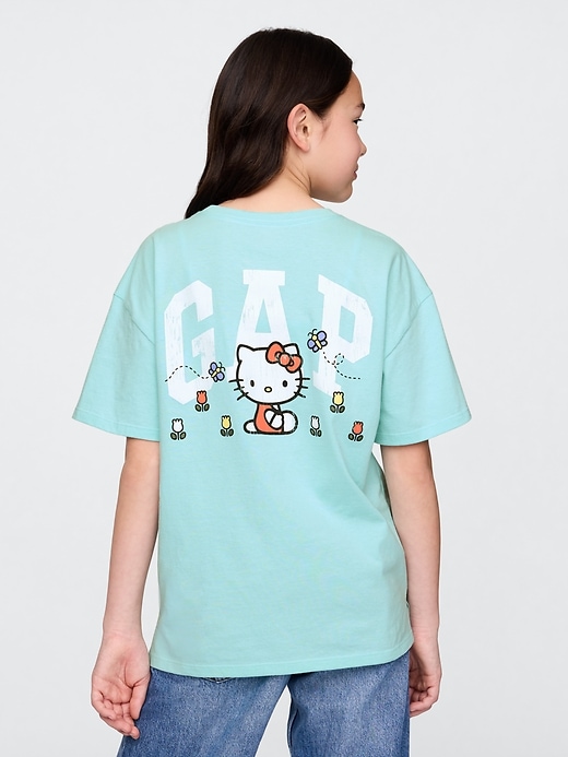 Image number 3 showing, Kids Hello Kitty Logo Graphic T-Shirt