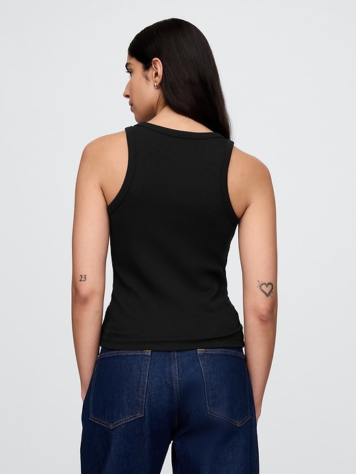 Image number 2 showing, Modern Rib Halter Tank Top