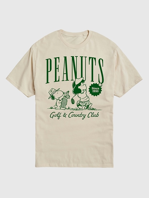 Image number 1 showing, Peanuts Golf Club Snoopy and Lucy Short Sleeve Graphic Tee