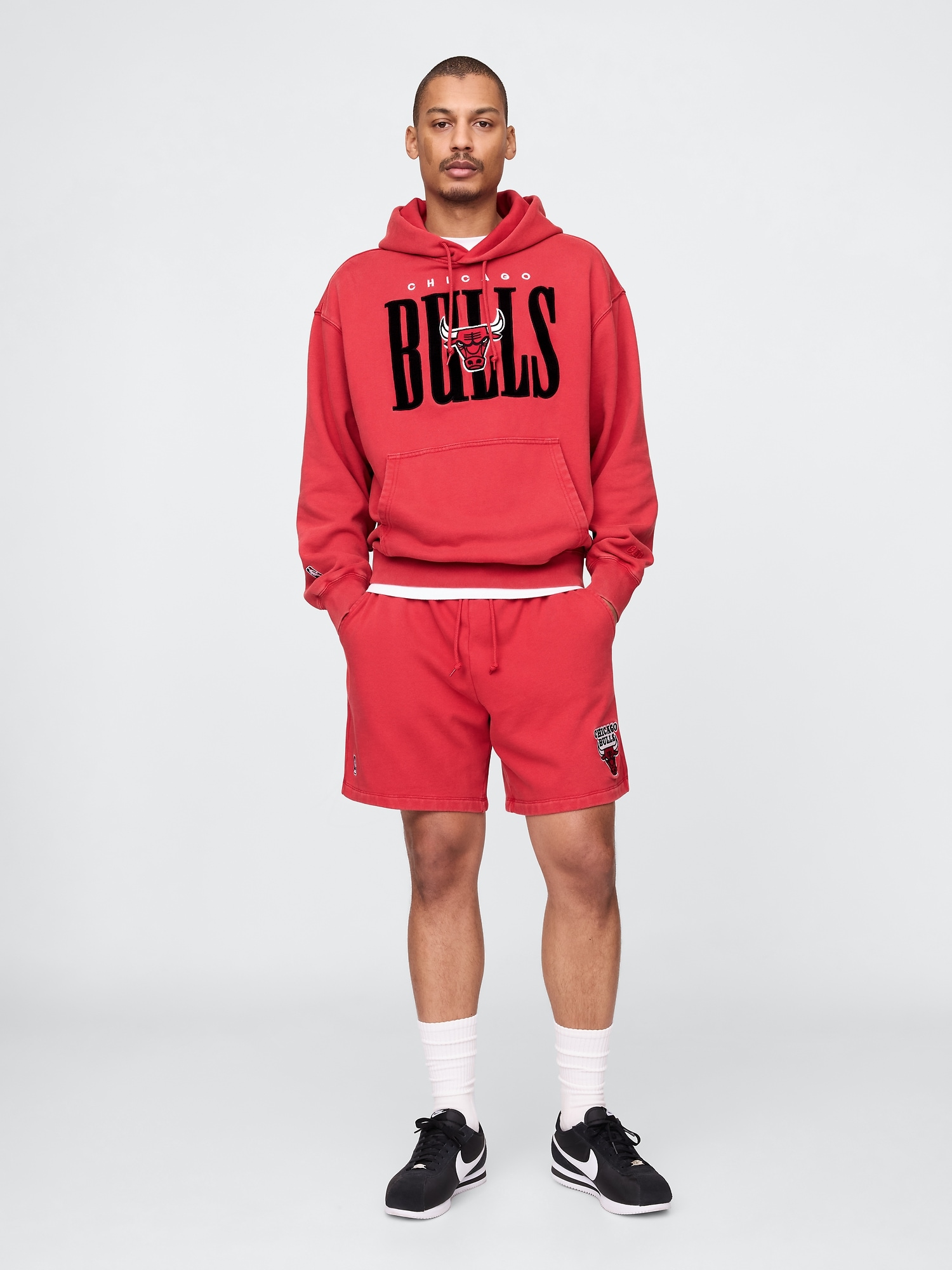 NBA Chicago Bulls Logo Heavyweight Sweat Shorts