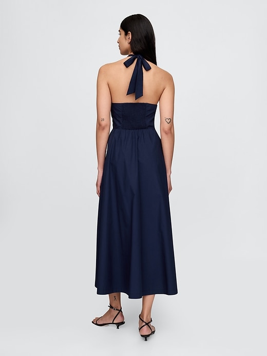 Image number 2 showing, Tie-Back Halter Maxi Dress