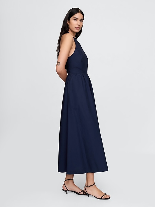 Image number 3 showing, Tie-Back Halter Maxi Dress