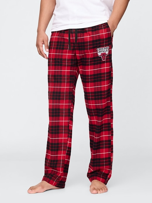 Image number 2 showing, NBA Chicago Bulls Flannel PJ Pants