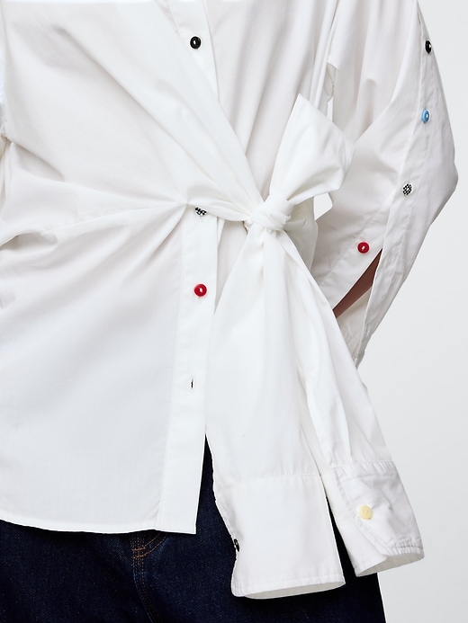 Image number 2 showing, Gap × HFR Tie-Front Shirt by BruceGlen