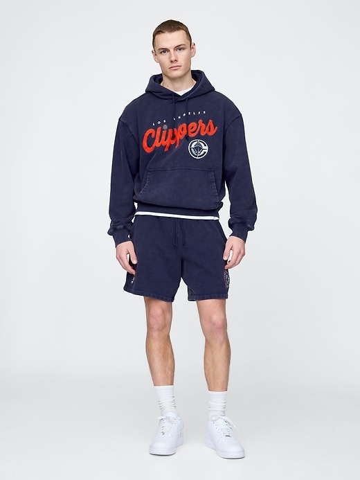 Image number 1 showing, NBA Los Angeles Clippers Logo Heavyweight Sweat Shorts