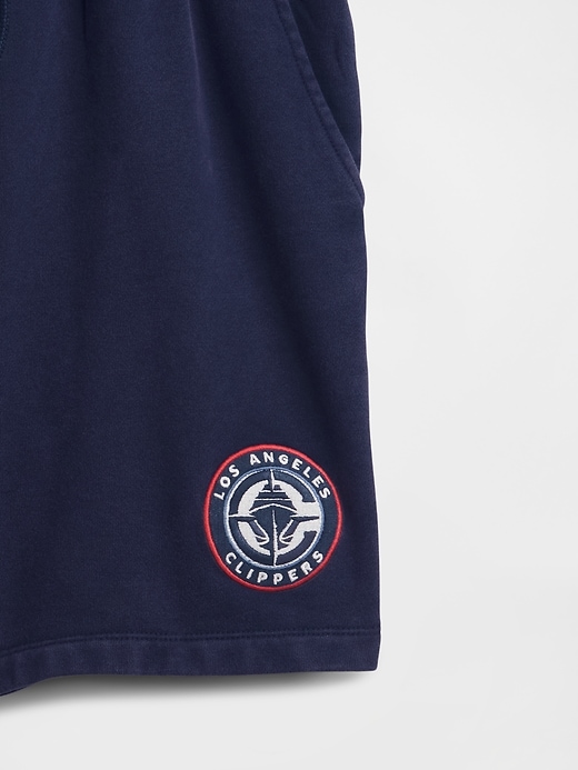 Image number 5 showing, NBA Los Angeles Clippers Logo Heavyweight Sweat Shorts