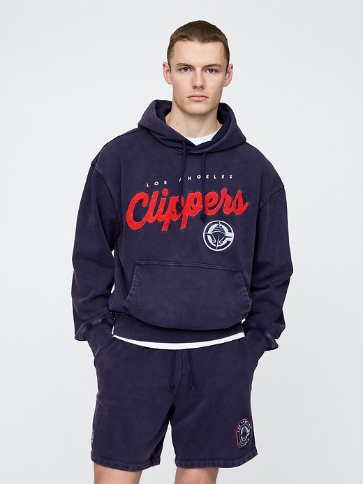 Image number 1 showing, NBA Los Angeles Clippers Logo Heavyweight Hoodie