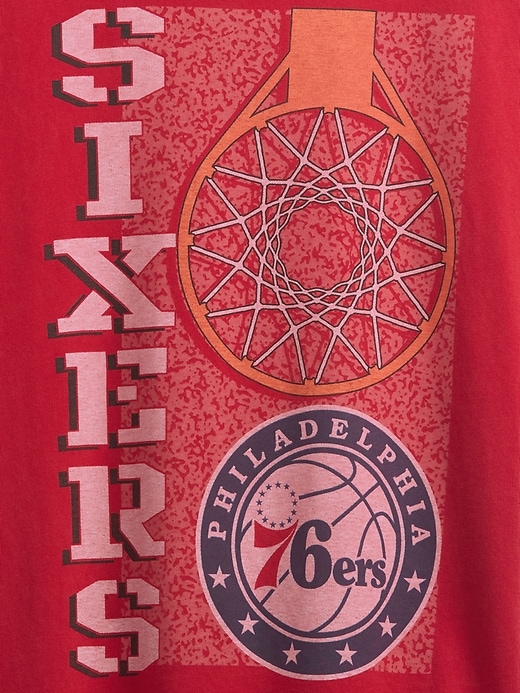 Image number 4 showing, NBA Philadelphia Sixers Graphic T-Shirt