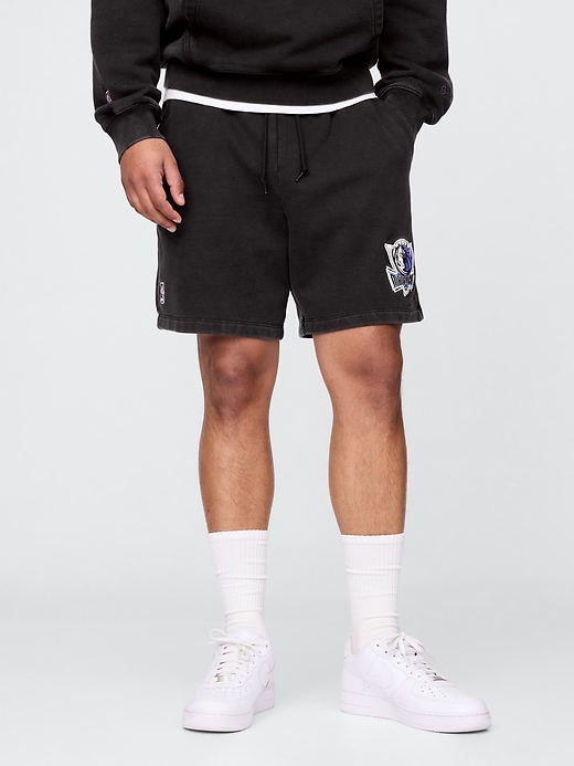 Image number 2 showing, NBA Dallas Mavericks Logo Heavyweight Sweat Shorts