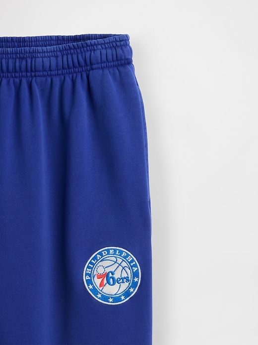 Image number 5 showing, NBA Philadelphia Sixers Logo Heavyweight Joggers