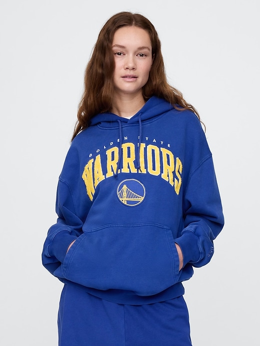 Image number 5 showing, NBA Golden State Warriors Logo Heavyweight Hoodie