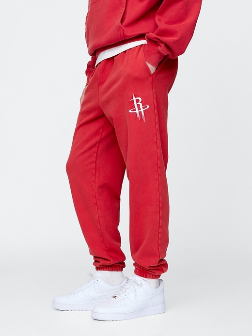 Image number 4 showing, NBA Houston Rockets Logo Heavyweight Joggers