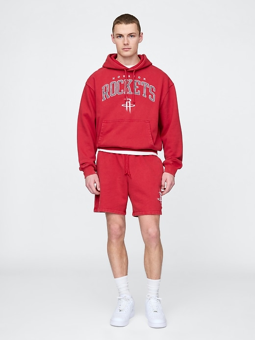 Image number 1 showing, NBA Houston Rockets Logo Heavyweight Sweat Shorts