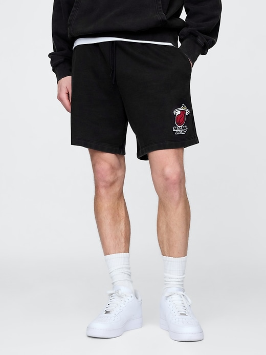 Image number 2 showing, NBA Miami Heat Logo Heavyweight Sweat Shorts