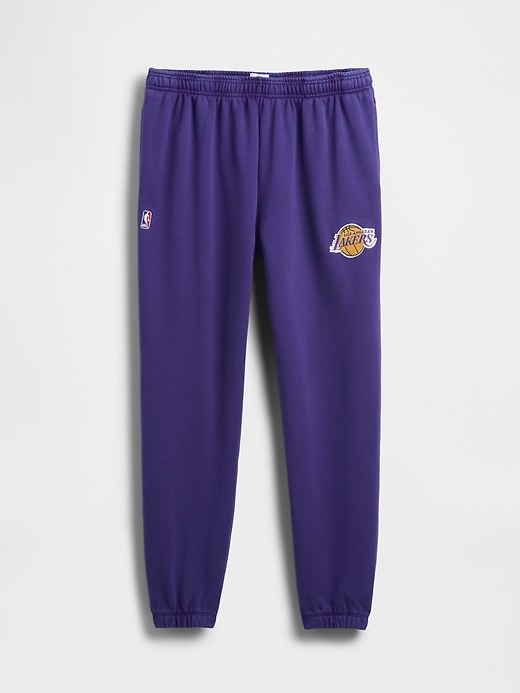 Image number 7 showing, NBA Los Angeles Lakers Logo Heavyweight Joggers