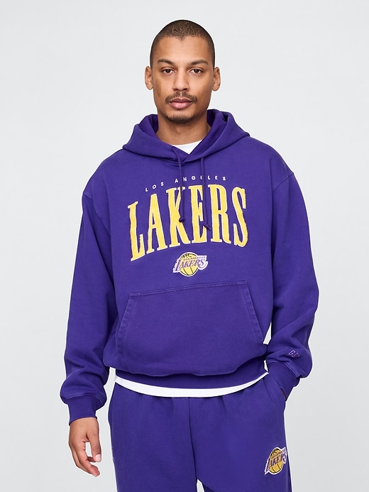 Image number 1 showing, NBA Los Angeles Lakers Logo Heavyweight Hoodie