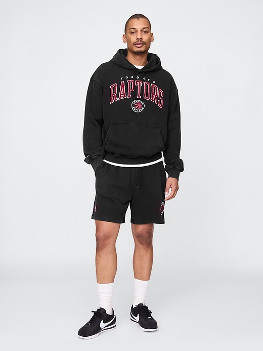 Image number 1 showing, NBA Toronto Raptors Logo Heavyweight Sweat Shorts