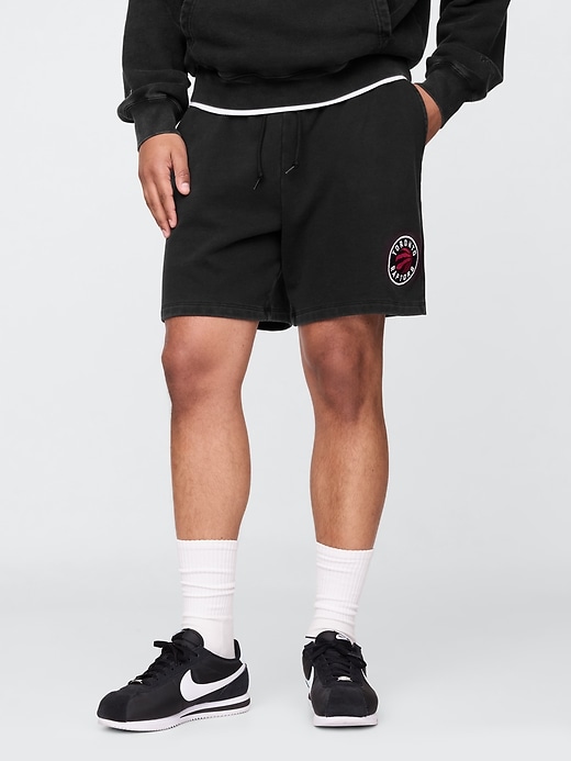 Image number 2 showing, NBA Toronto Raptors Logo Heavyweight Sweat Shorts