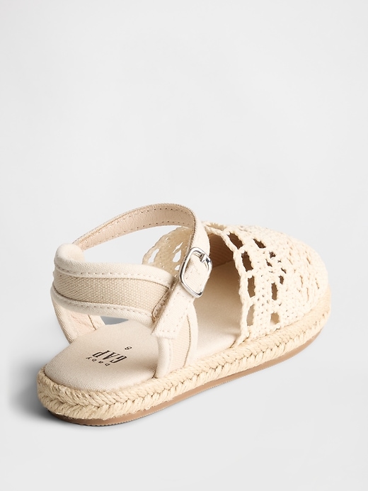 Image number 4 showing, Toddler Crochet Espadrilles