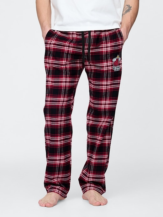 Image number 2 showing, NBA Miami Heat Flannel PJ Pants