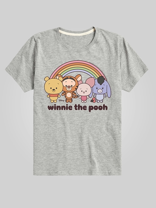 Image number 1 showing, Toddler Winnie the Pooh Rainbow Short Sleeve Graphic Tee