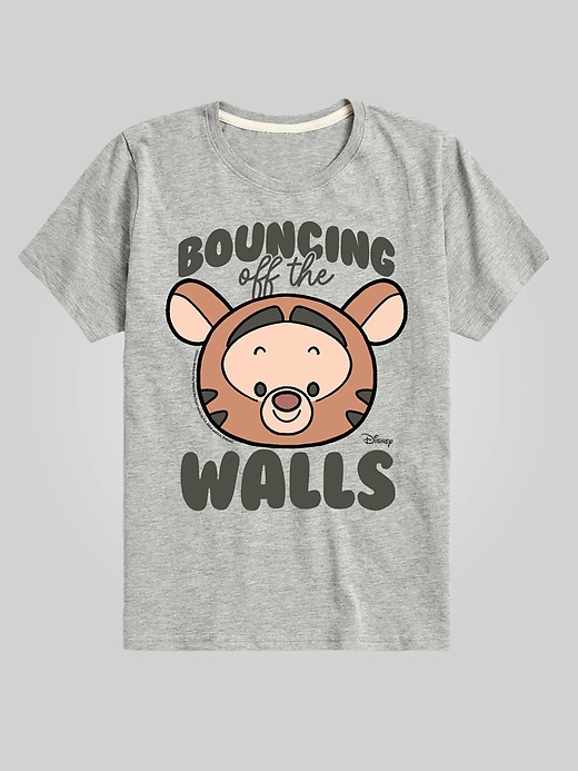 Image number 1 showing, Toddler Winnie the Pooh Tigger Bouncing Off Walls Short Sleeve Graphic Tee