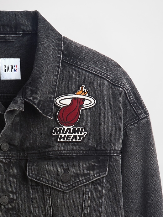 Image number 4 showing, NBA Miami Heat Icon Denim Jacket