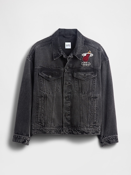 Image number 5 showing, NBA Miami Heat Icon Denim Jacket