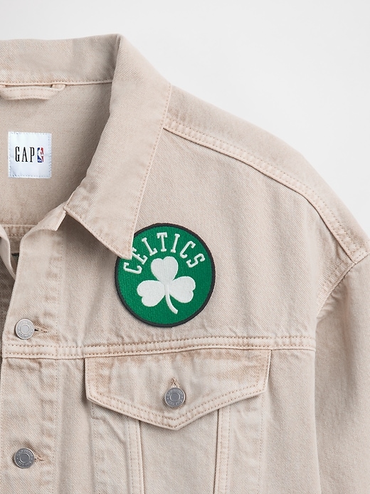 Image number 4 showing, NBA Boston Celtics Icon Denim Jacket