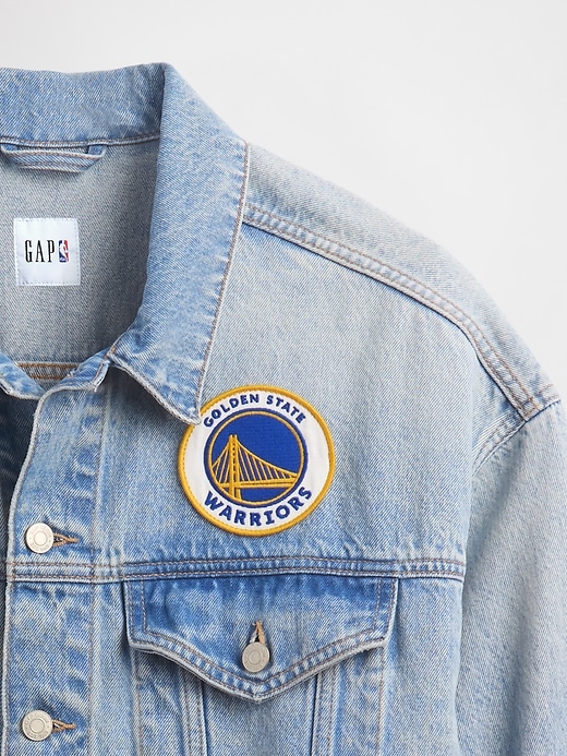 Image number 4 showing, NBA Golden State Warriors Icon Denim Jacket