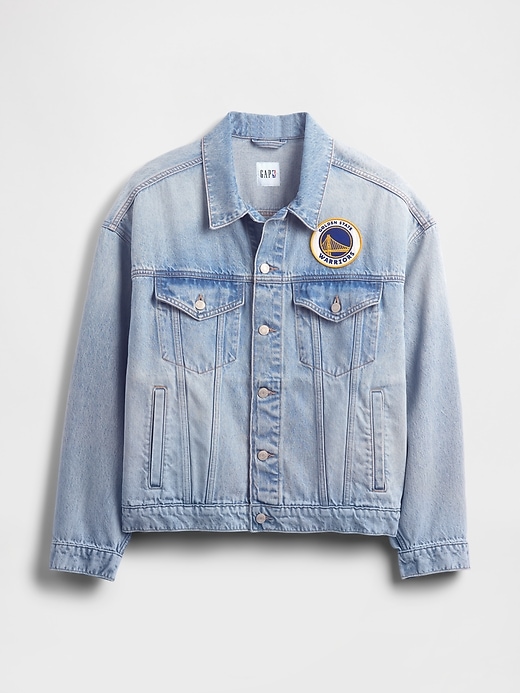 Image number 5 showing, NBA Golden State Warriors Icon Denim Jacket