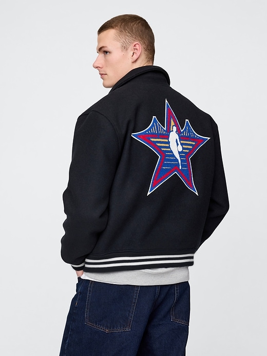 Image number 2 showing, NBA Varsity Jacket