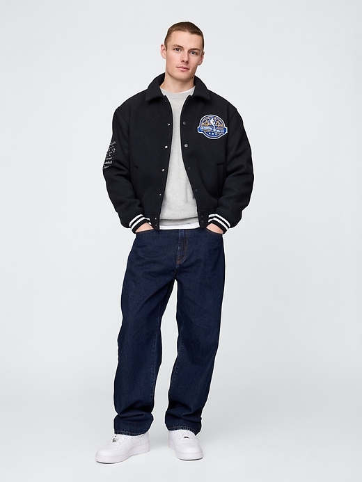 Image number 3 showing, NBA Varsity Jacket