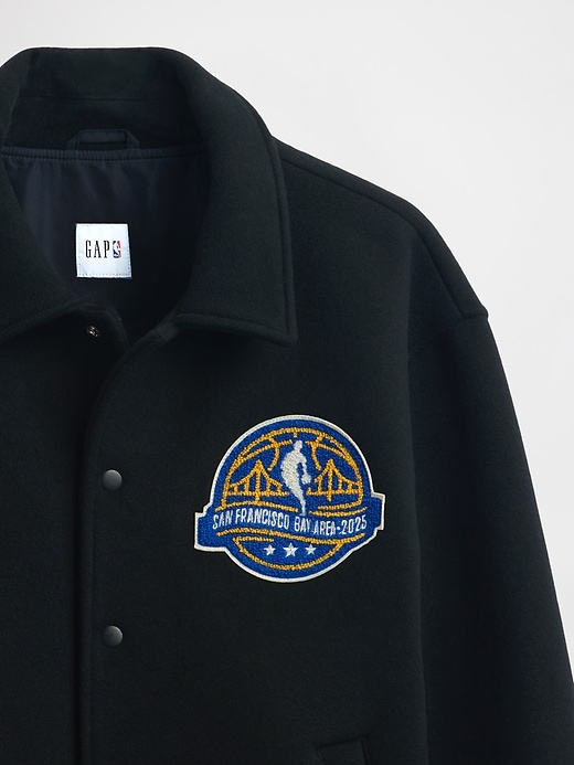 Image number 4 showing, NBA Varsity Jacket