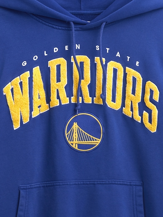 Image number 4 showing, NBA Golden State Warriors Logo Heavyweight Hoodie