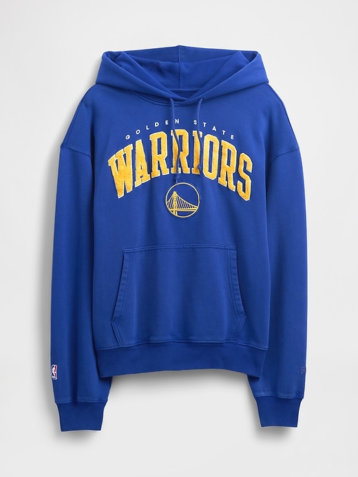 Image number 7 showing, NBA Golden State Warriors Logo Heavyweight Hoodie