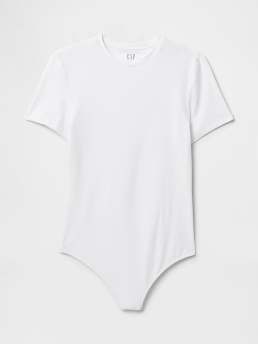 Image number 5 showing, CloseKnit Jersey T-Shirt Thong Bodysuit