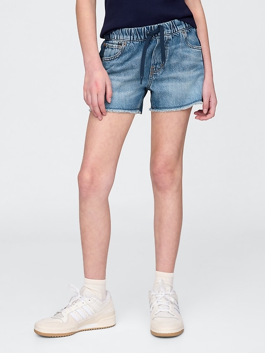 Image number 3 showing, Kids Low Rise Easy Denim Shorts