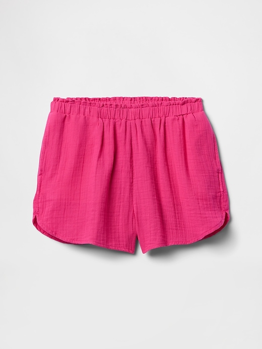 Image number 2 showing, Kids Crinkle Gauze Easy Shorts