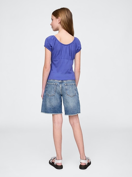 Image number 3 showing, Kids Scoop Neck Top