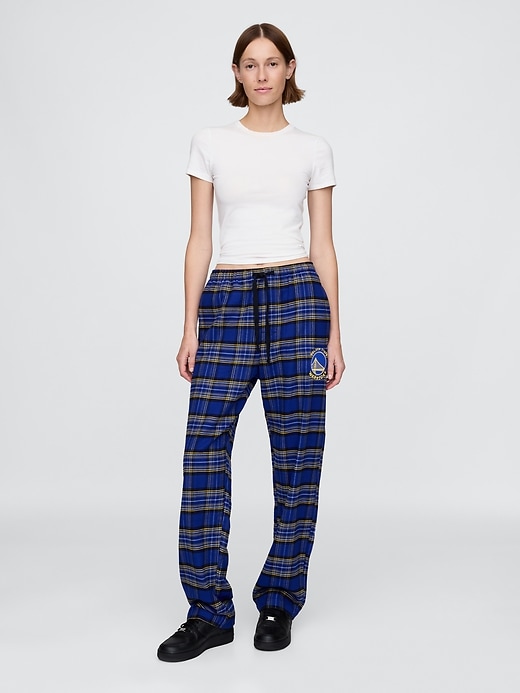 Image number 2 showing, NBA Golden State Warriors Flannel PJ Pants